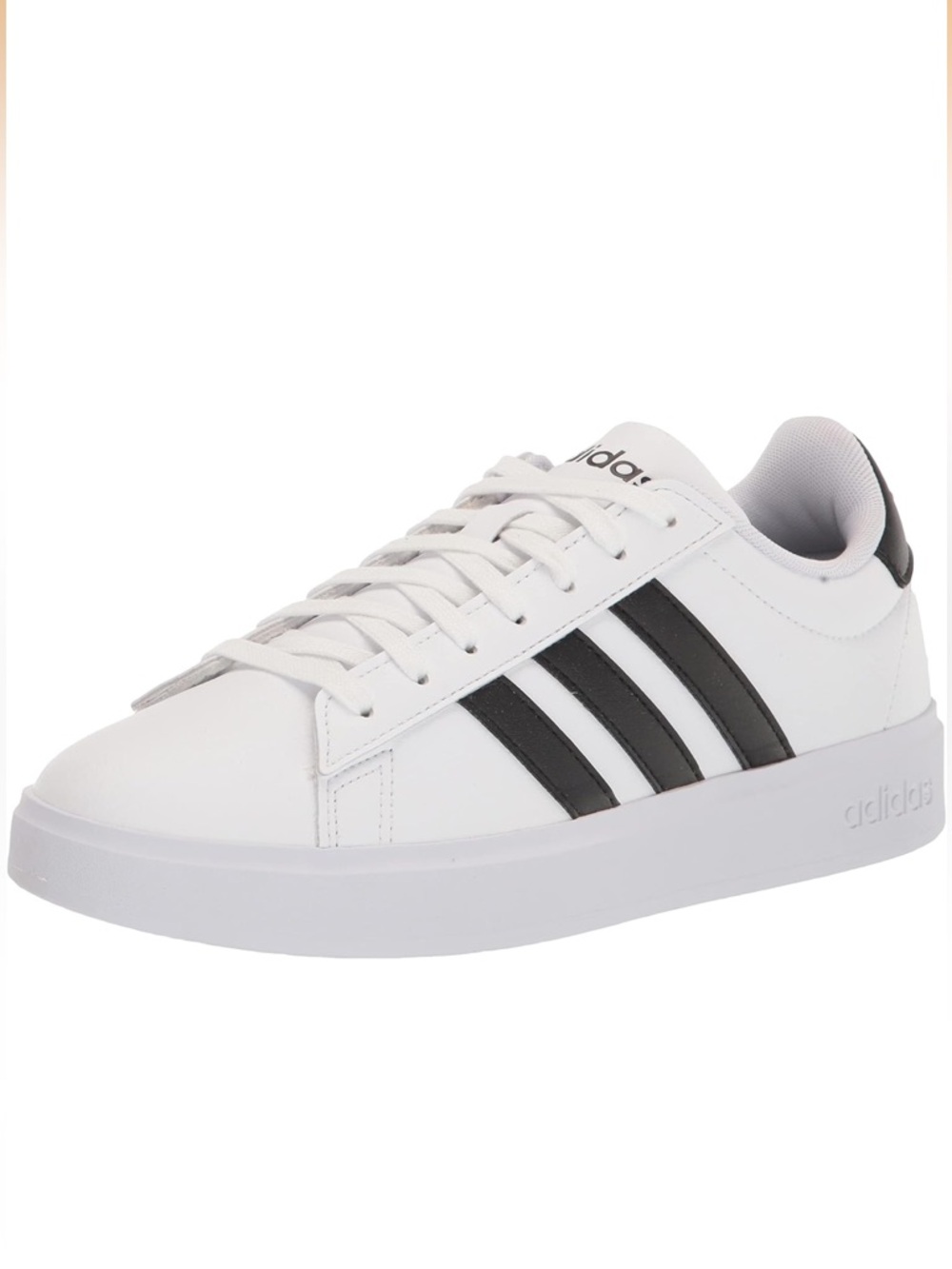 Adidas Grand Court 2.0 Kids Sneakers Size 12 White Black Boys Shoes
